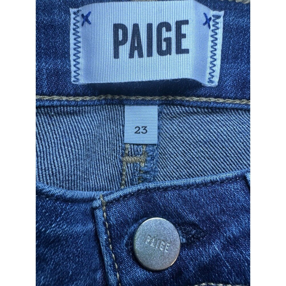 PAIGE Hoxton Ankle Socal Denim Blue Jeans Women's 23 NWOT - Picture 5 of 11